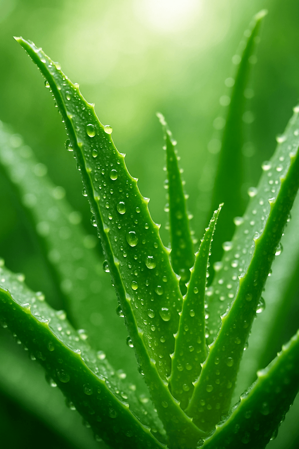 Lush green leaves background